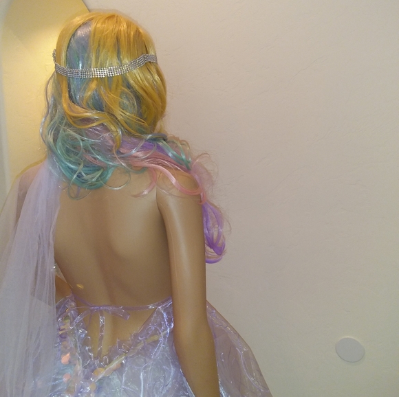 Sample Gown - RITIKA Lavender Lehenga Saree Wedding Ballgown Set - Picture 16 of 16